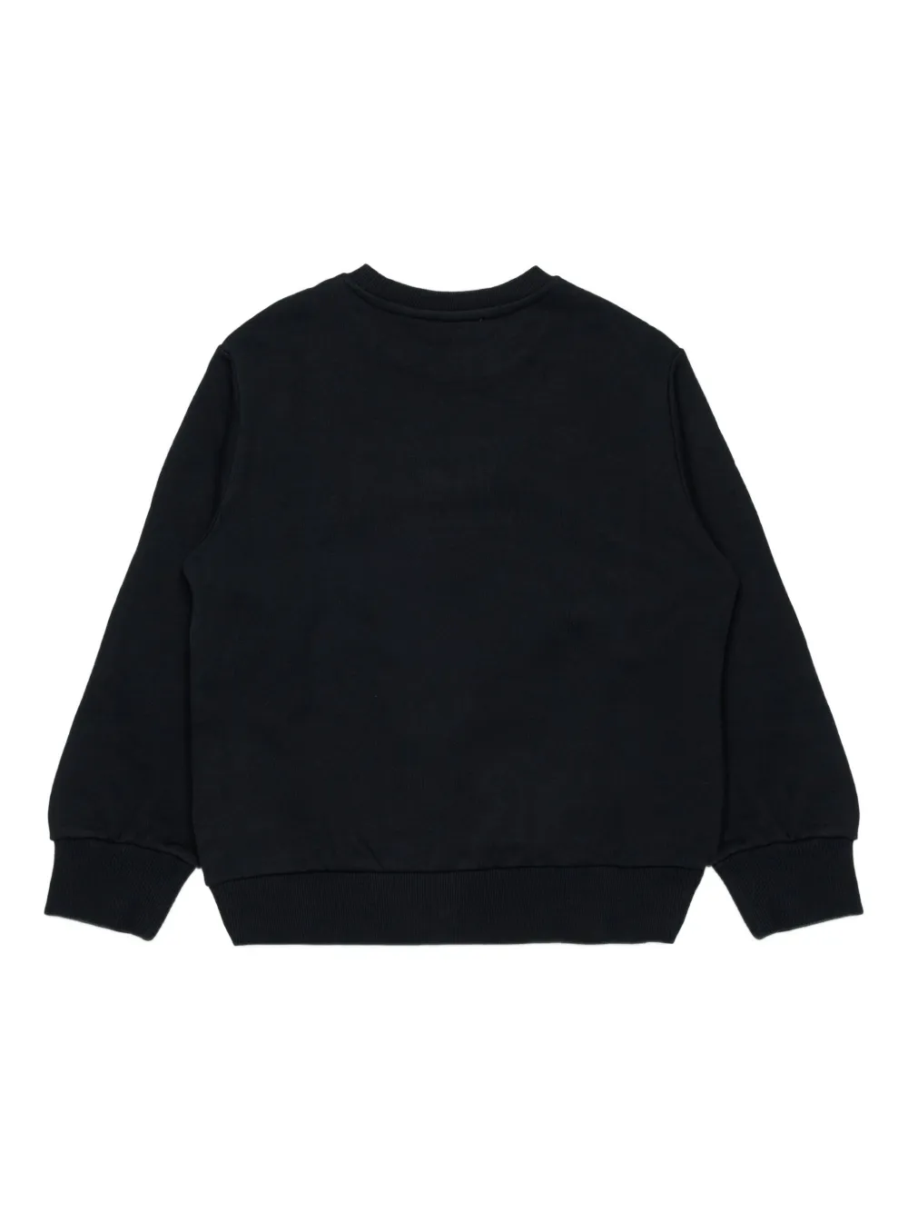 Толстовка Sboxtq22 Oval D с вышитым логотипом Diesel Kids, черный — фото 2