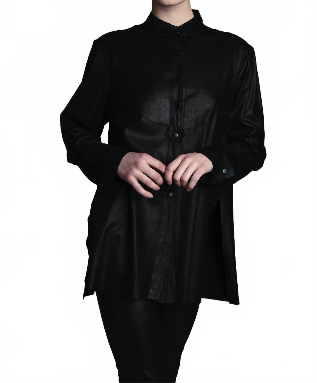 

Верх-туника-смокинг черного цвета Giacca Lusso, черный