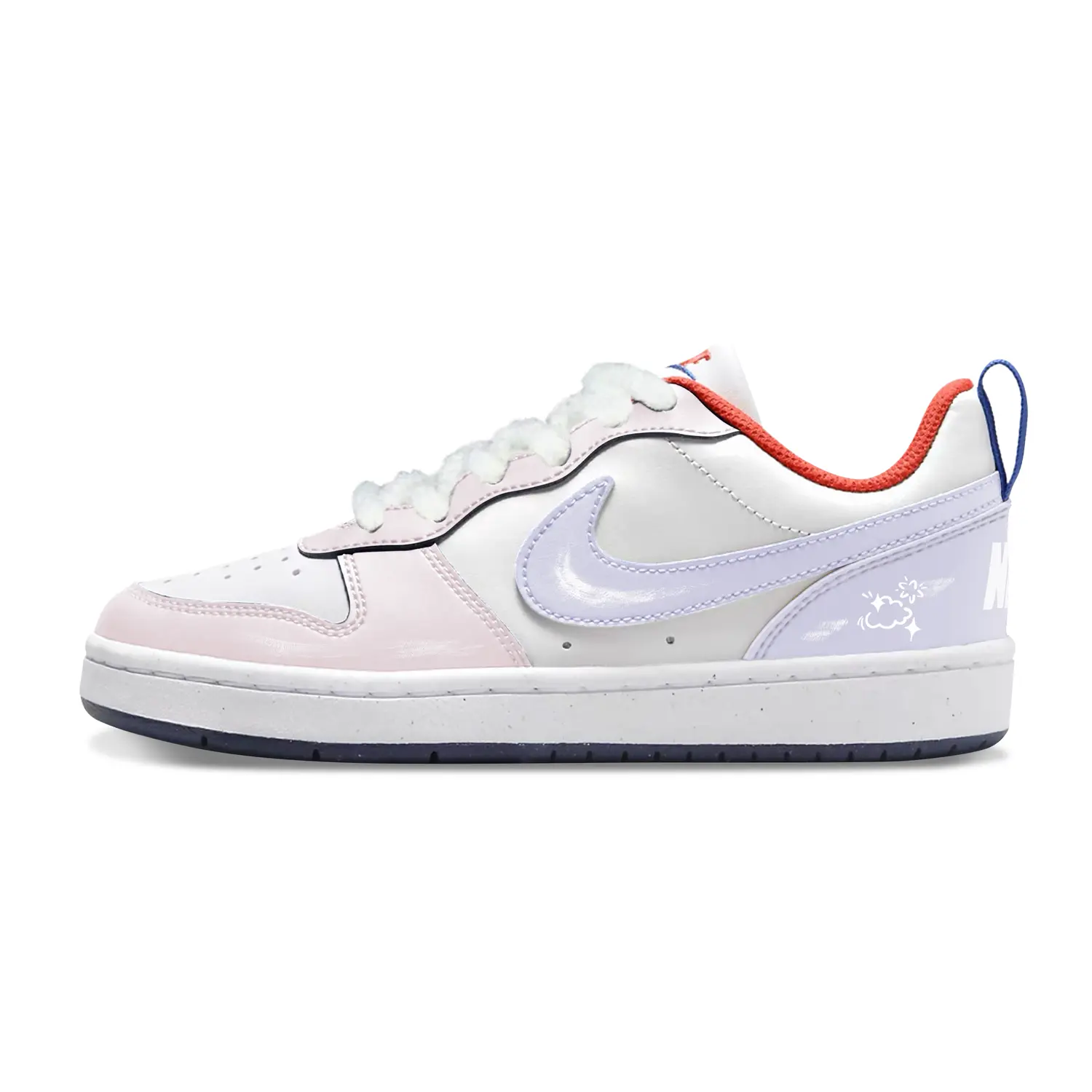 

Низкие детские кроссовки для скейтбординга Court Borough Strawberry Mojito для подростков Nike, персик