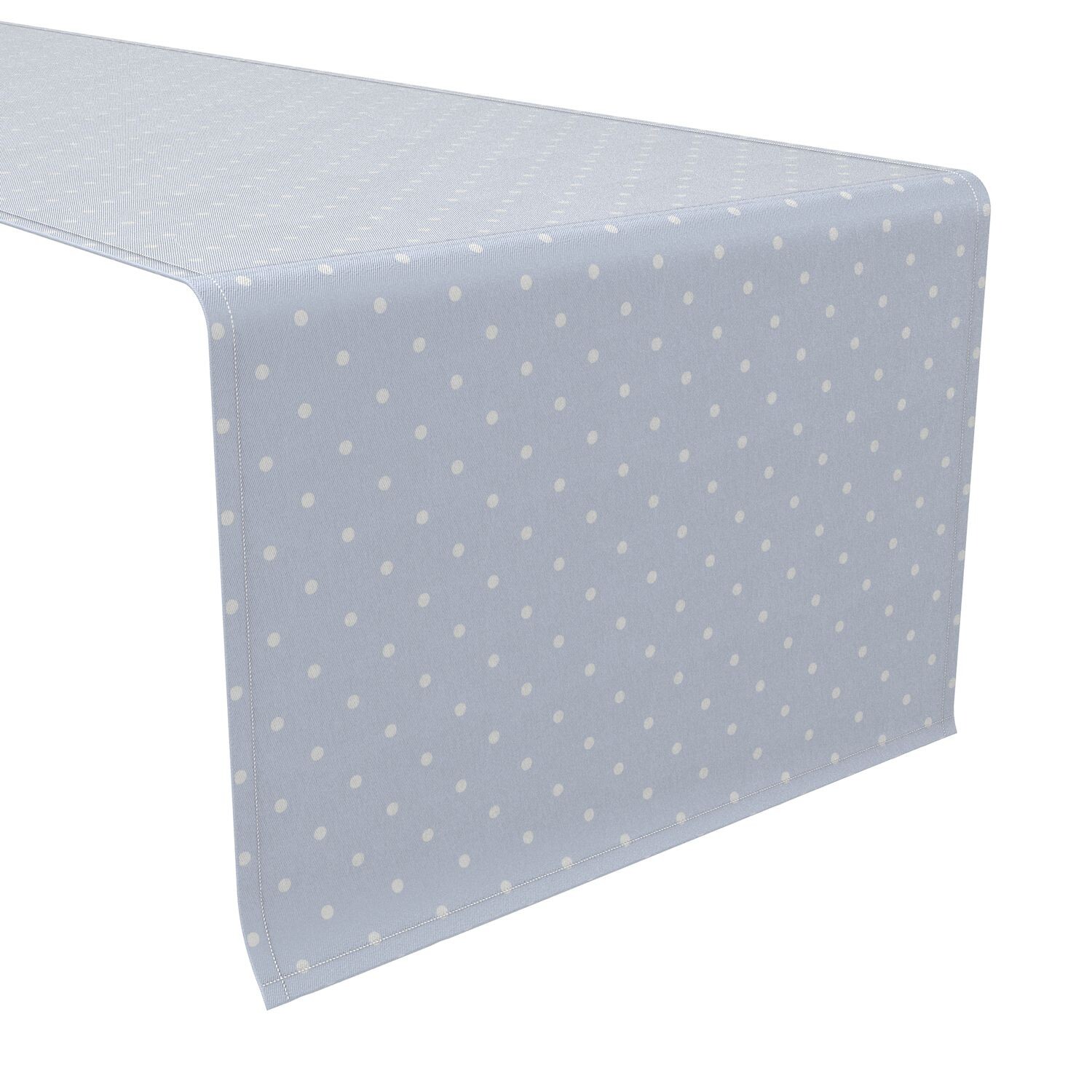 

Дорожка для стола, 100 % хлопок, 16x108 дюймов, Mini Dots Blue
