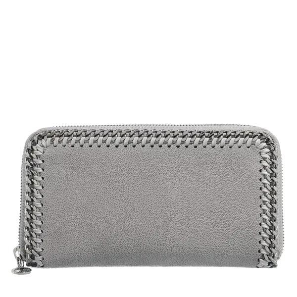 

Кошелек zipped around continental wallet shaggy deer light Stella Mccartney, серый