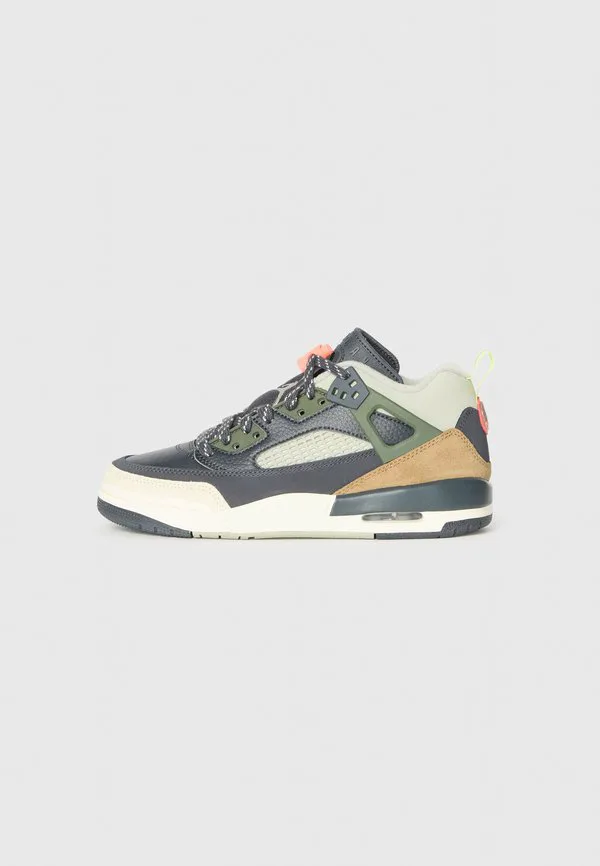 Кроссовки jordan spizike low унисекс Jordan, Anthracite/Spruce Fog/Light Wild Mango/Cargo Khaki/Navy/Brown Kelp