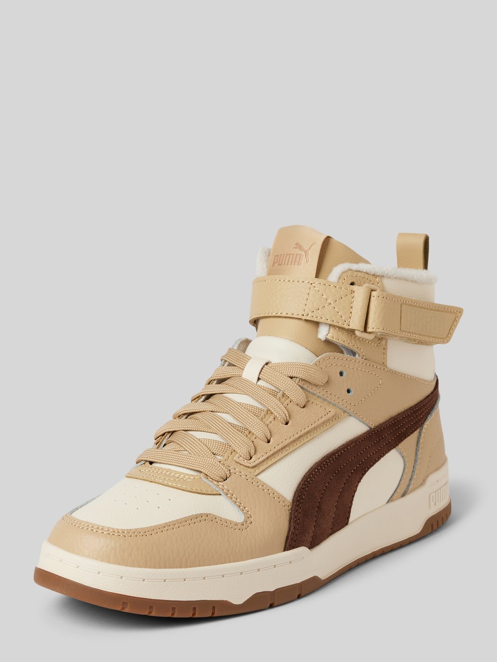 

Высокие кеды с этикеткой, модель «Game» Puma, бежевый