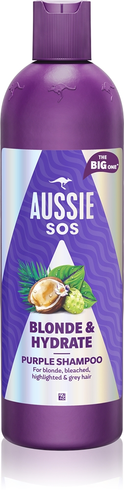 

Тонирующий шампунь Sos Blonde & Hydra с фиолетовыми пигментами для светлых волос Aussie, 500 мл