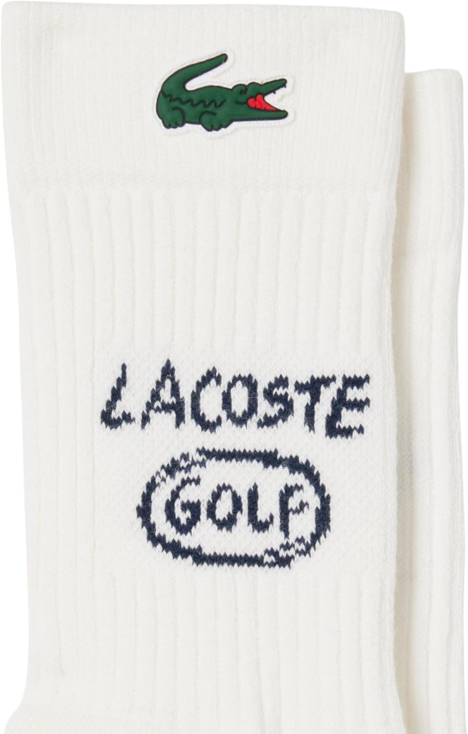 Мужские спортивные носки Lacoste Sport Bouclé Cotton Golf, White/Navy Blue — фото 2