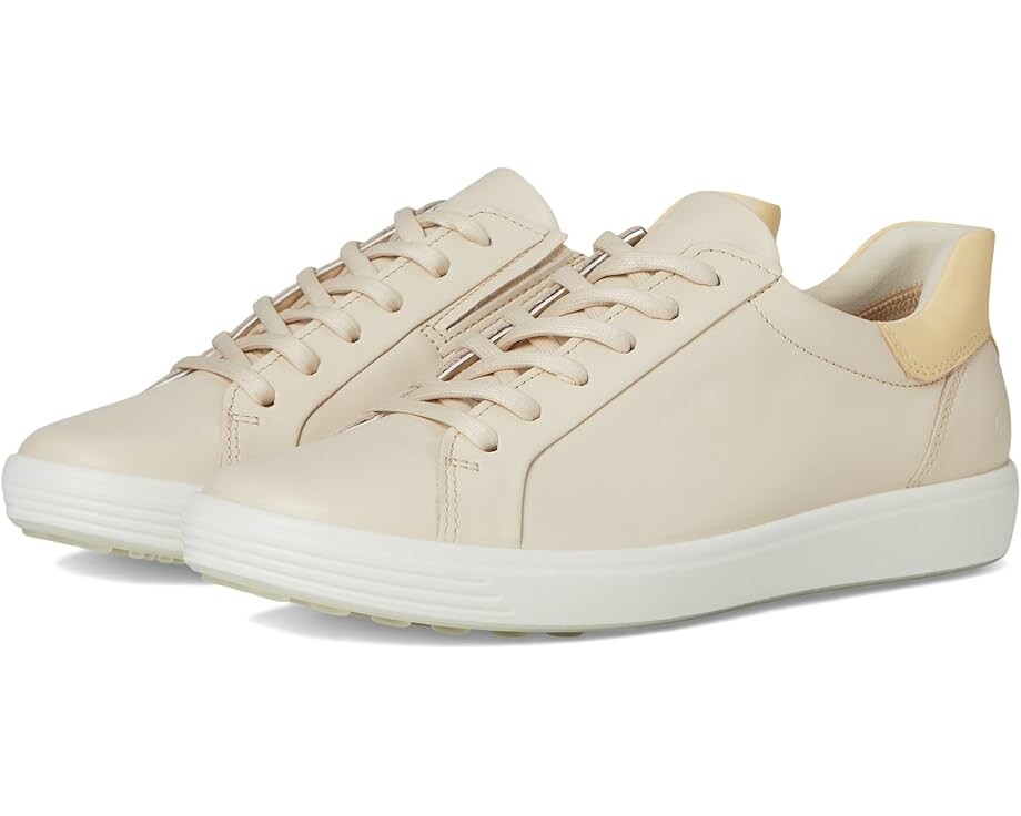Кроссовки ECCO Soft 7 Easy Slip Sneaker, цвет Limestone/Straw