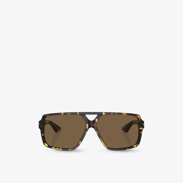 

OV5520SU 1977C солнцезащитные очки из ацетата в прямоугольной оправе Oliver Peoples, коричневый