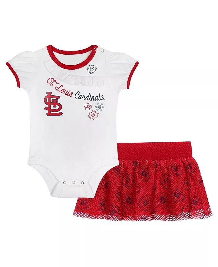 

Комплект с юбкой и боди St. Louis Cardinals Sweet для новорожденных мальчиков и девочек Outerstuff