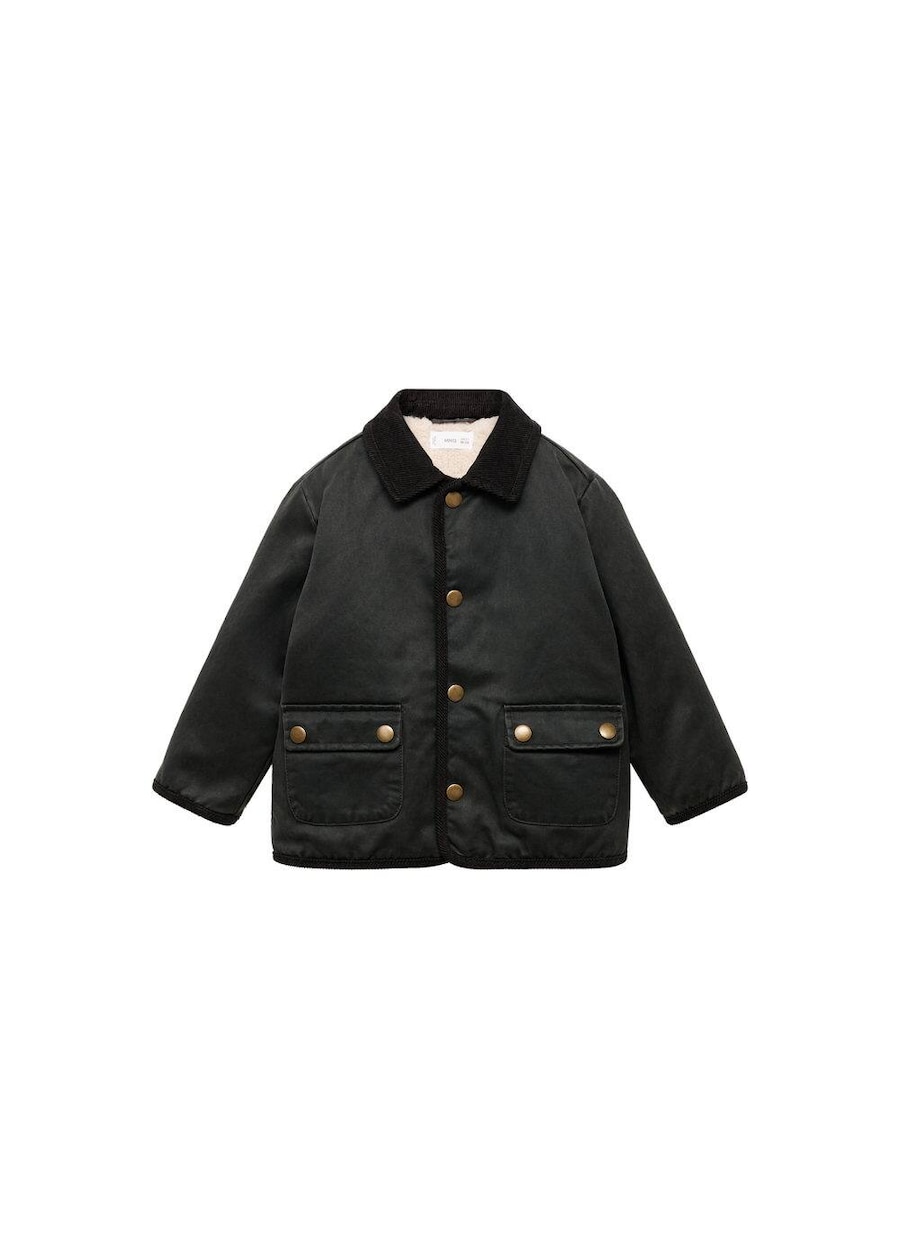 

Куртка межсезонная MANGO KIDS Harry, темно-зеленый