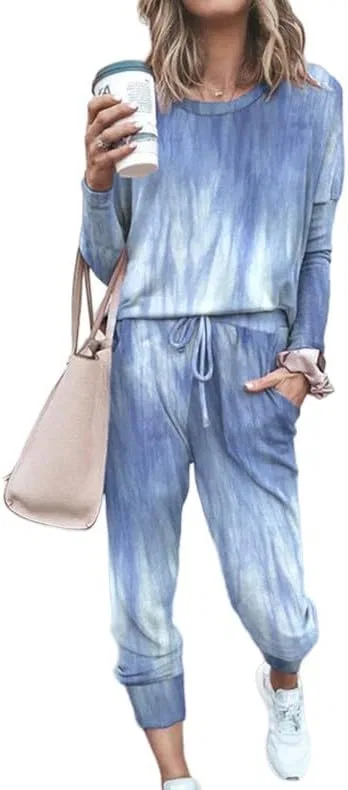 Спортивный костюм с длинным рукавом, Generic, синий