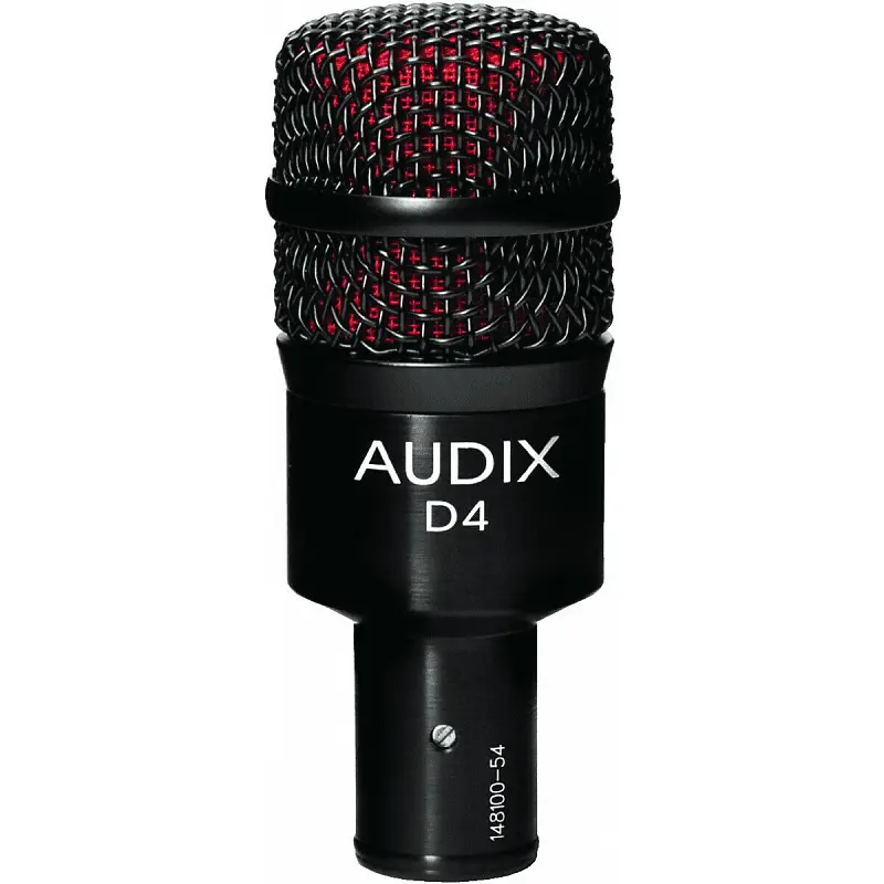 

Динамический микрофон Audix D4 Hypercardioid Dynamic Drum / Instrument Microphone