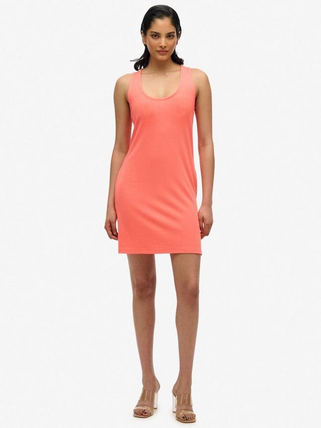 

Жилетное мини-платье Superdry, цвет Hot Coral
