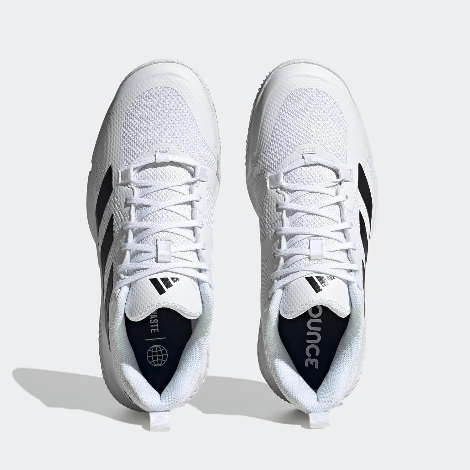 Мужские кроссовки Adidas Court Team Bounce 2.0, Cloud White Core Black Cloud White — фото 3
