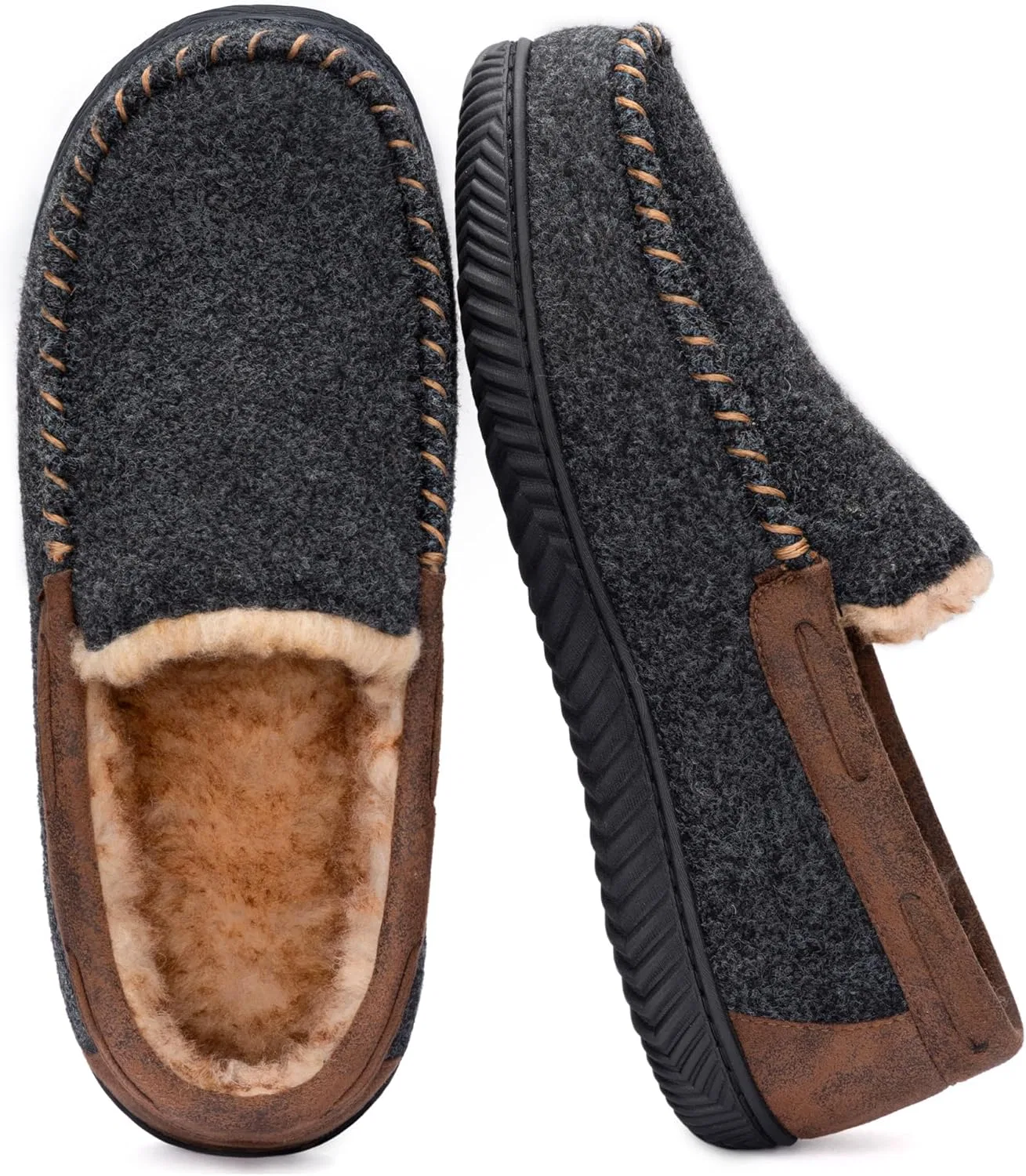 Тапочки с памятью формы RockDove, Black