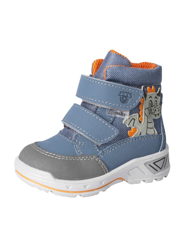 

PEPINO Синие ботинки на липучках