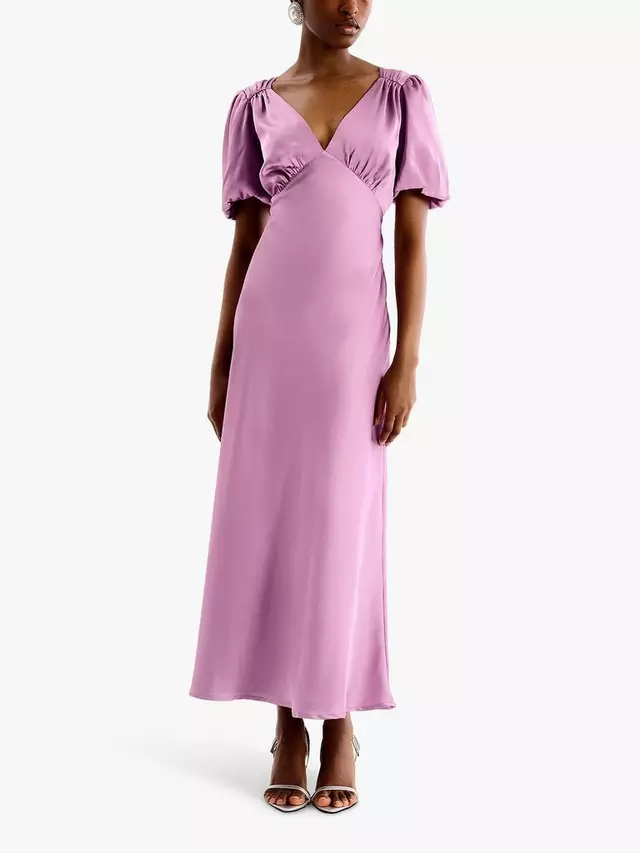 

Платье OMNES Rosie Puff Sleeve, цвет lilac