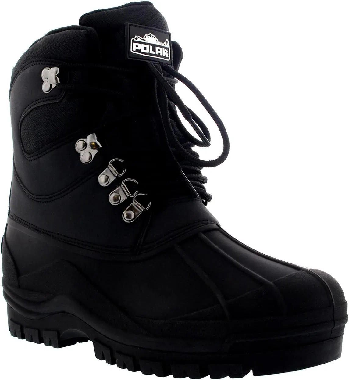 Ботинки POLAR Herren Schneestiefel, wasserdicht, zum Wandern, Wandern, kurze Stiefeletten, Black — фото 3