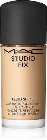 

Матирующий праймер spf 15 MAC Cosmetics Mini Studio Fix Fluid SPF 15 24HR Matte Foundation + Oil Control, NC17 15 ml