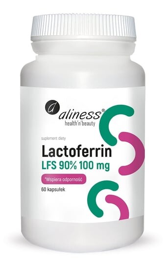 

Aliness, Лактоферрин LFS 90% 100 мг, 60 капсул MedicaLine