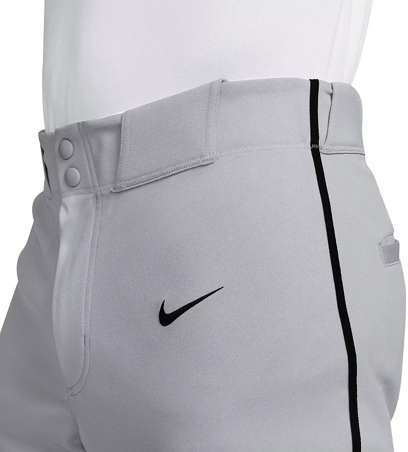 Мужские бейсбольные брюки Nike Vapor Select 2 с окантовкой, цвет Wolf Grey/Black — фото 2