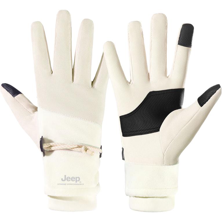 

Перчатки женские из полиэстера Jeep, экрю