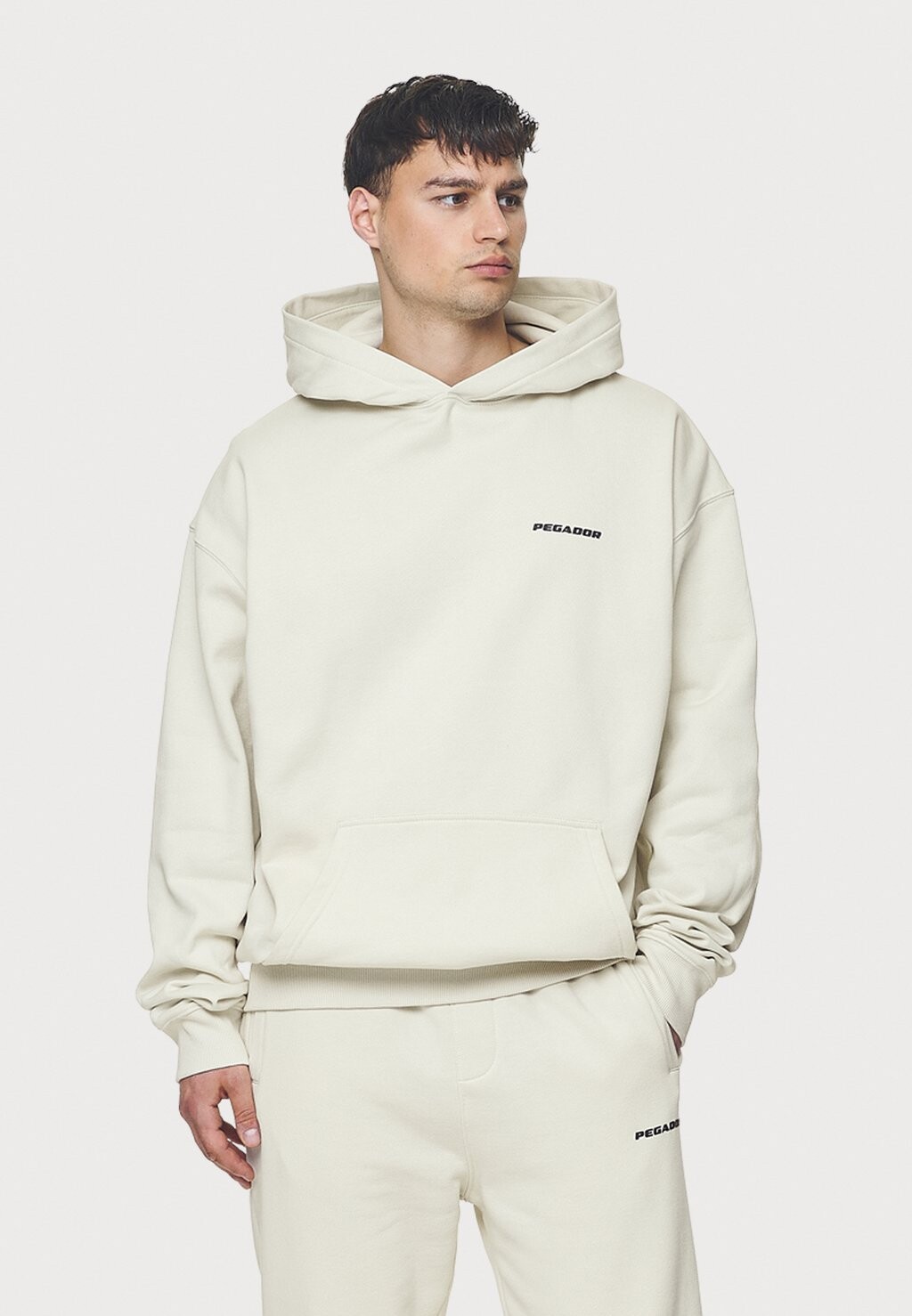 

Свитер с капюшоном LOGO HOODIE Pegador, бежевый