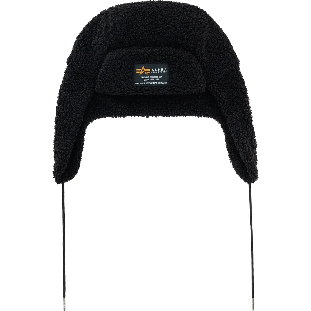 

Шапка-бини Alpha Industries Teddy, черный