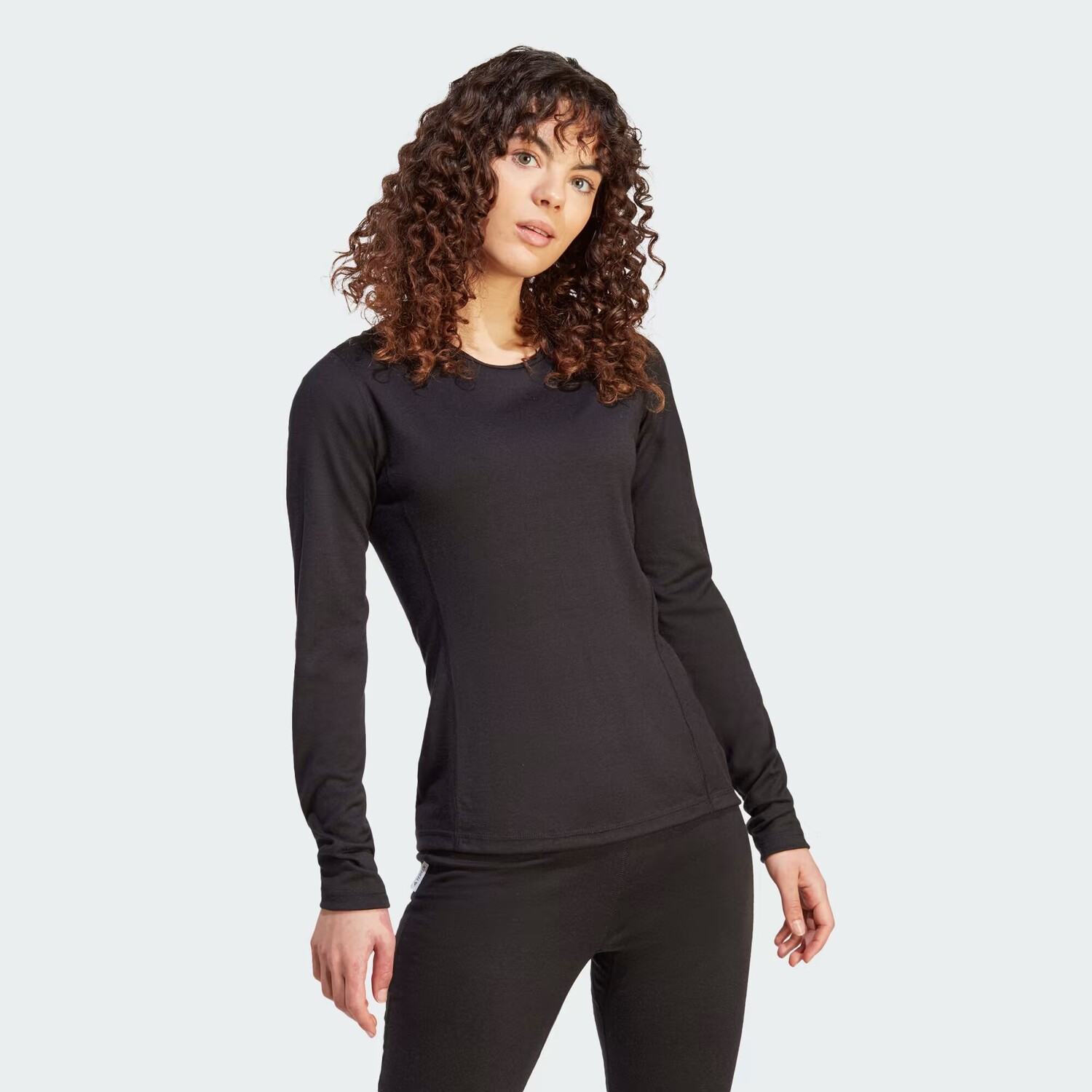 

Футболка Terrex Xperior Merino 200 Baselayer с длинными рукавами Adidas, цвет Black