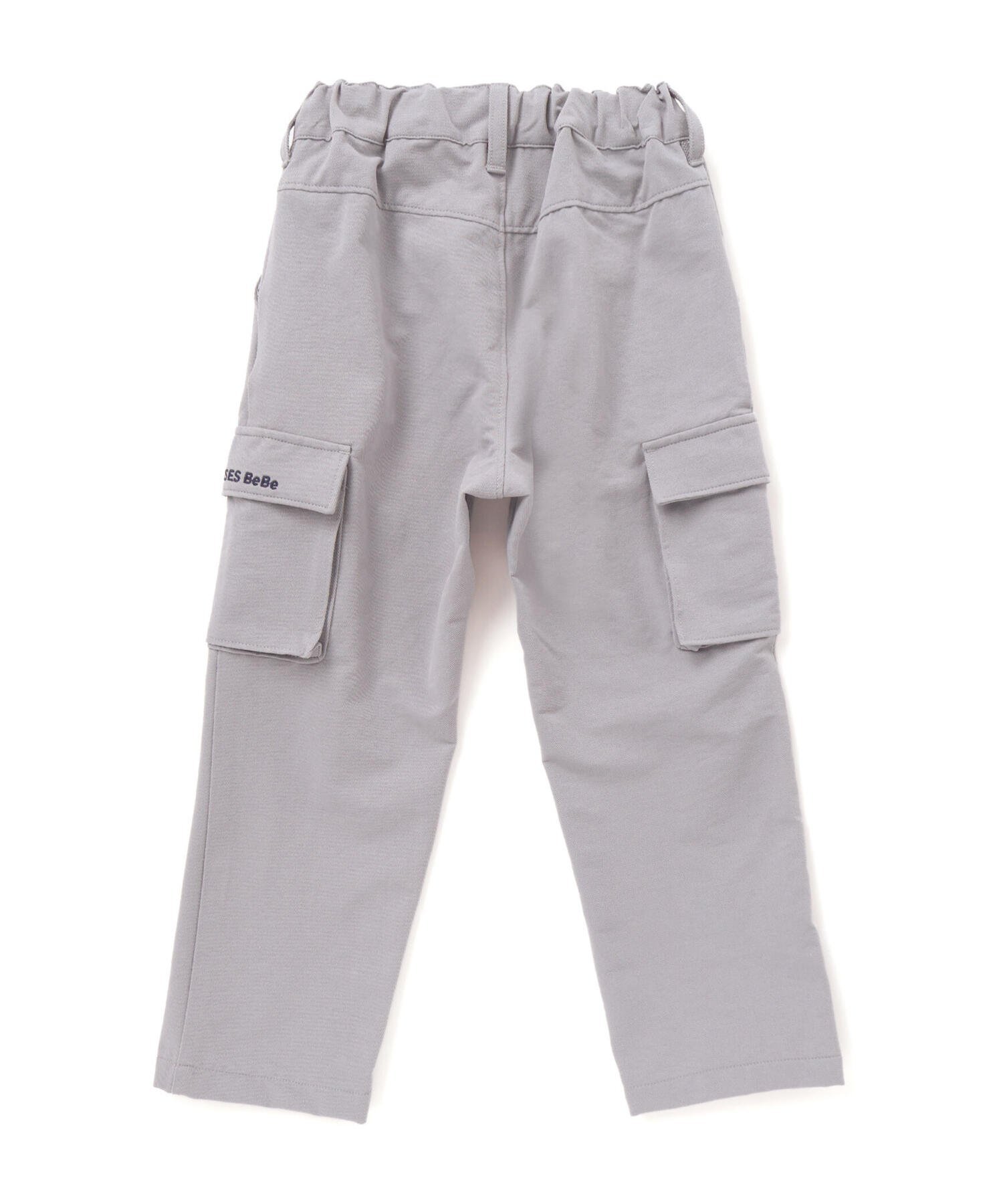 Длинные брюки-карго из эластичной саржи (90–150 см) BeBe, Gray — фото 3