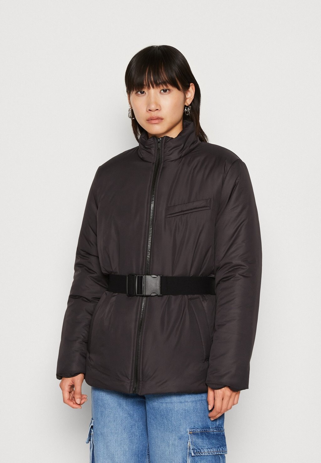 

Куртка для отдыха Noisy May NMJENNA PADDED BELT JACKET, черный