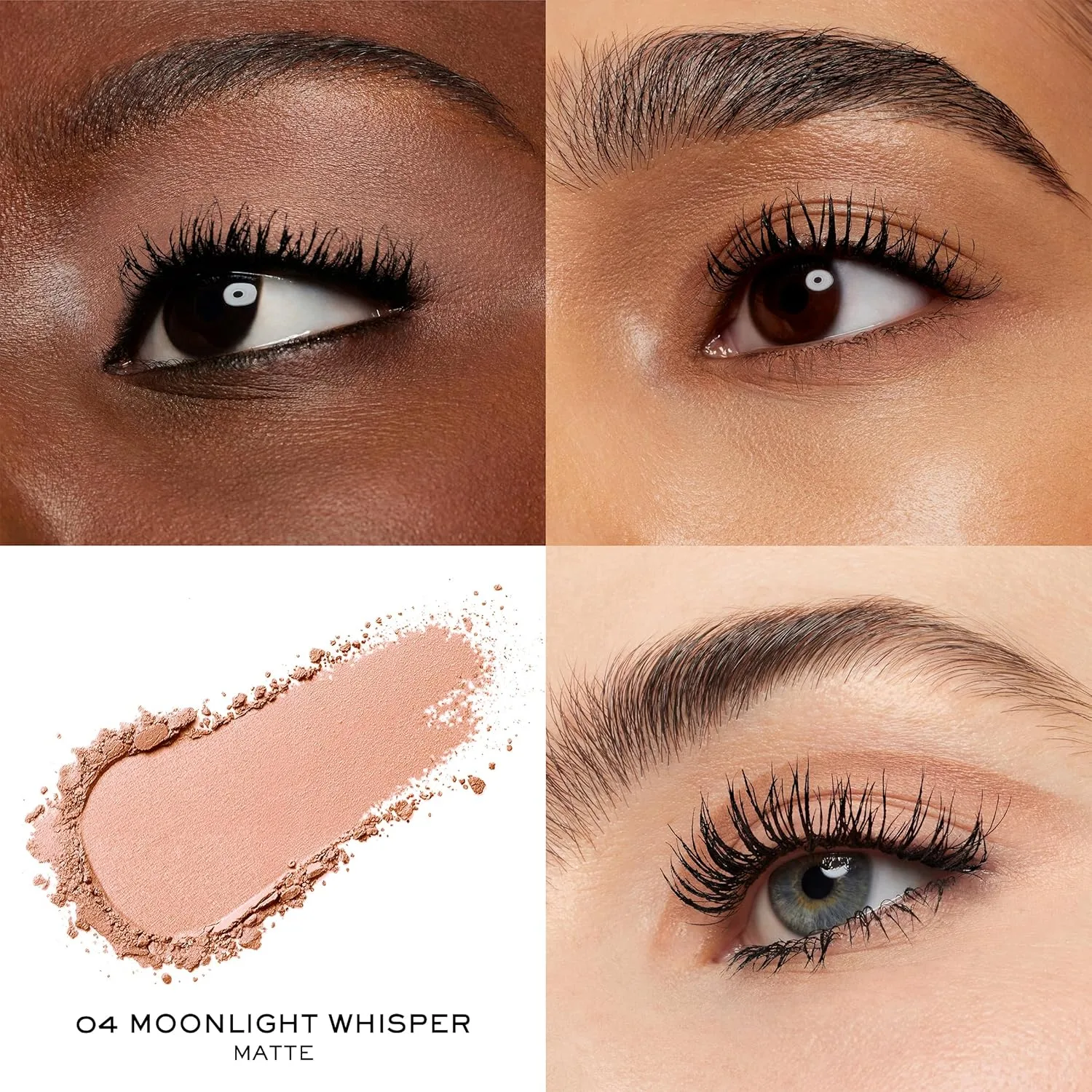 Тени для век Lancôme Idôle Goddess Dimension, мерцающий финиш - высокая пигментация, стойкость в складках века, стойкий макияж глаз, легко растушевывается, можно наслаивать цвет., 04 Moonlight Whisper — фото 3