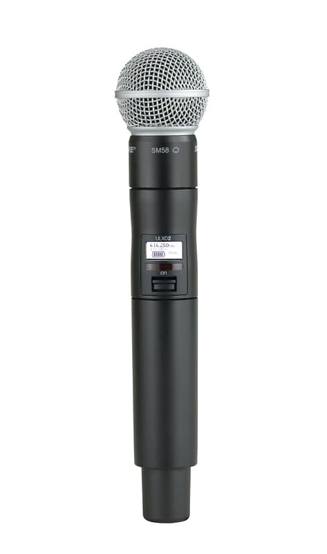 

Микрофон Shure ULXD2/SM58-J50A Digital Handheld Transmitter with SM58 Capsule. J50 Band ULXD2-SM58-J50A-U