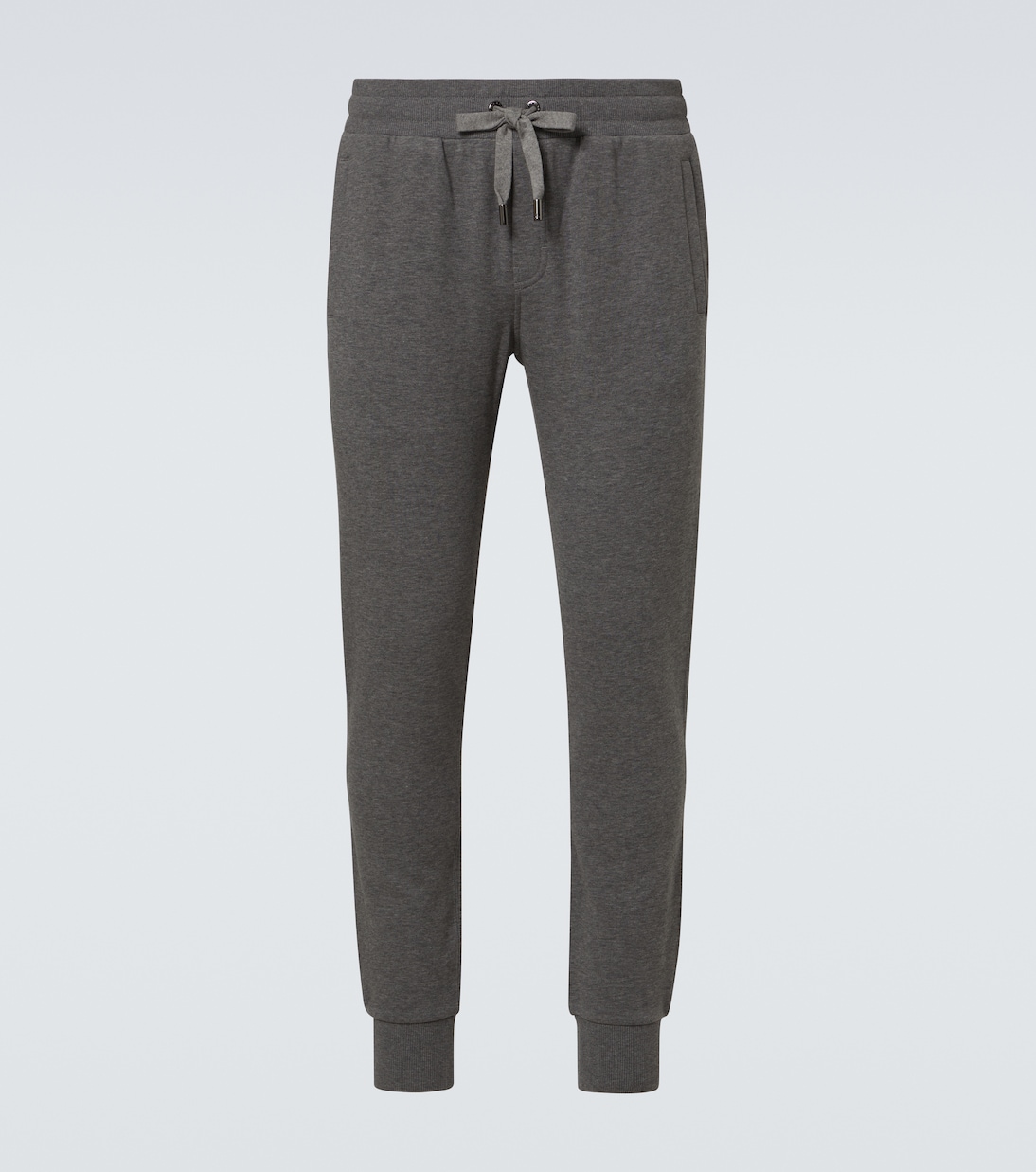 

Хлопковые джерси спортивные штаны Dolce&Gabbana, Melange Grey
