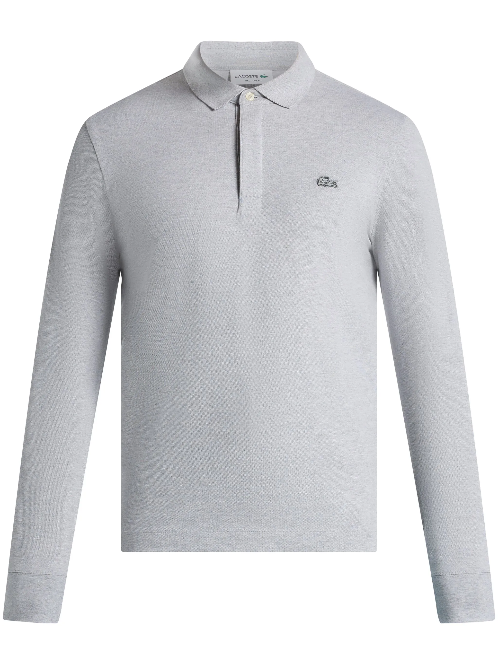 

Рубашка поло с нашивкой-логотипом Lacoste, серый