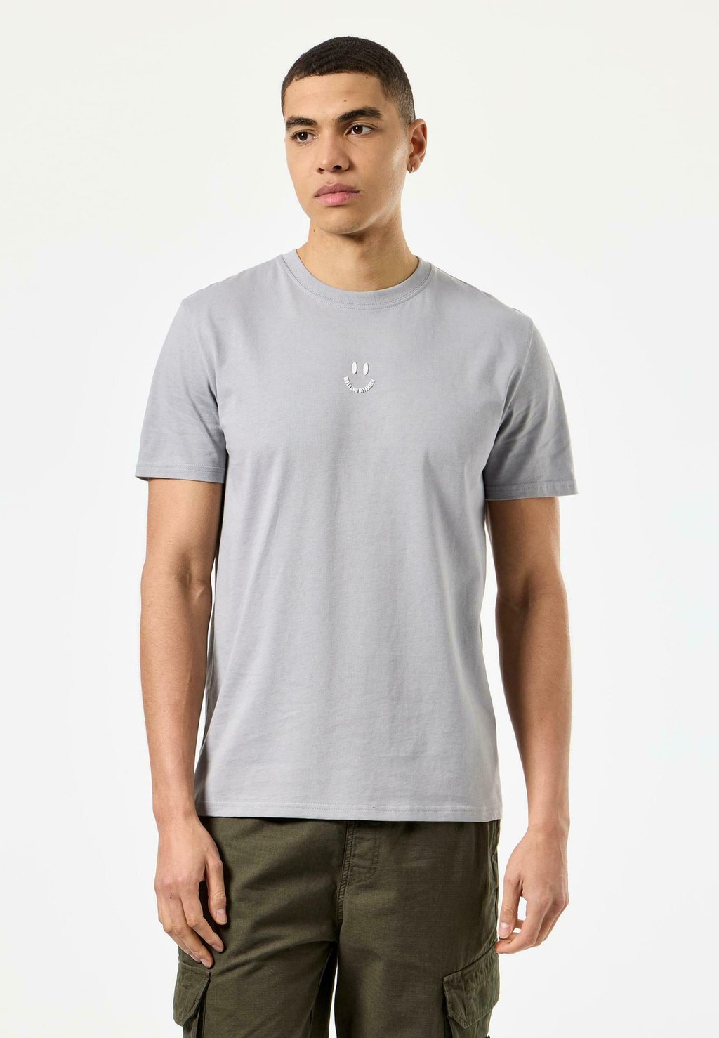 

Футболка с принтом SMILE GRAPHIC TEE Weekend Offender, серый