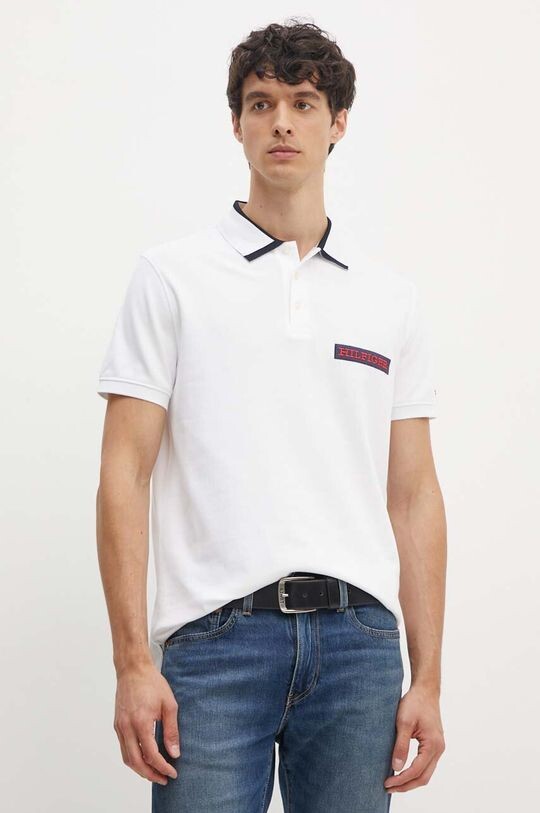 

Поло Tommy Hilfiger, белый