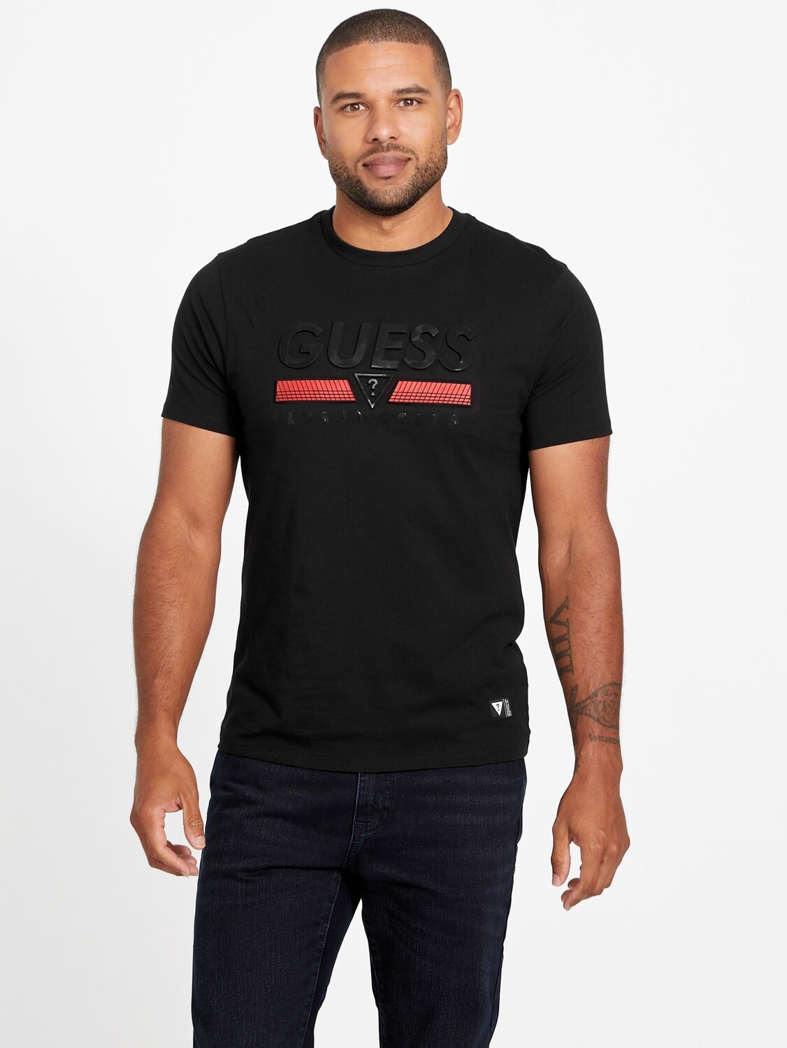

Футболка Eco Koda с круглым вырезом Guess Factory, черный