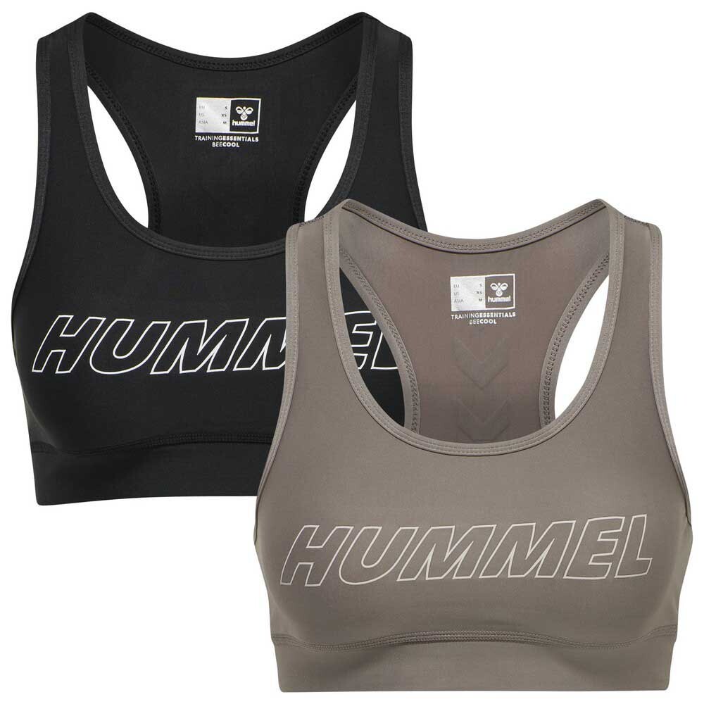 

Спортивный бюстгальтер Hummel Tola 2 Units, черный