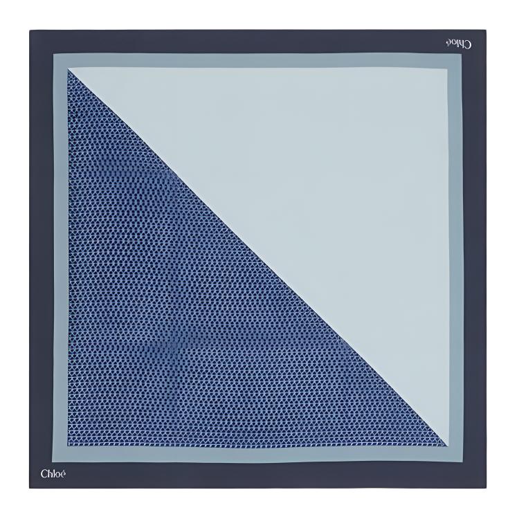 

Chloé Шарф карре, Silk Blue