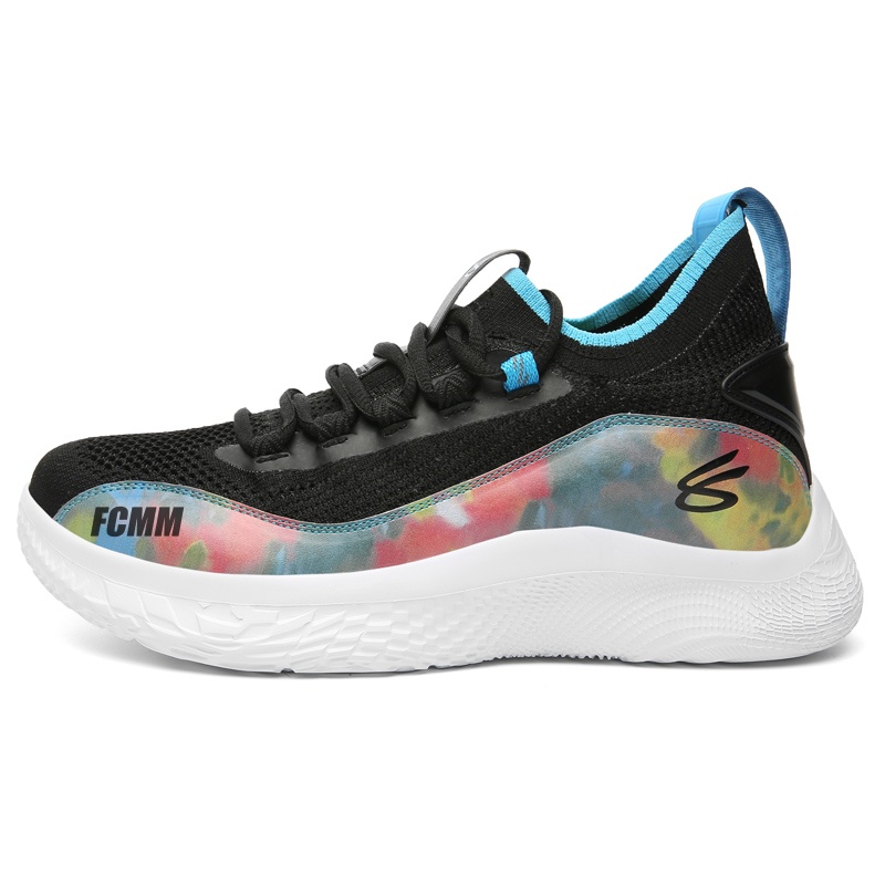 

Амортизирующие, износостойкие детские баскетбольные кроссовки для подростков FCMM, черный/мультиколор