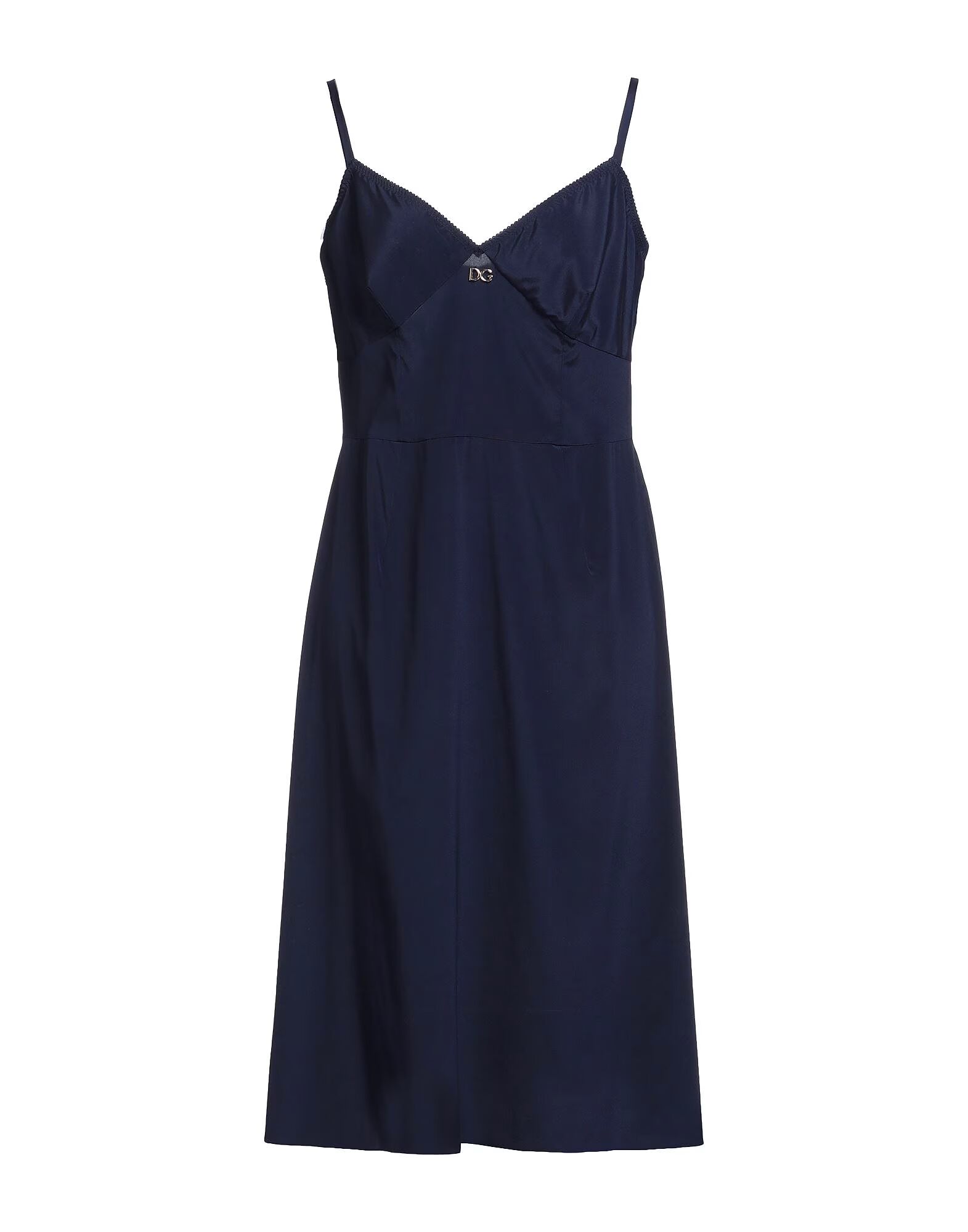 

Платье миди Dolce&Gabbana, полуночно-синий