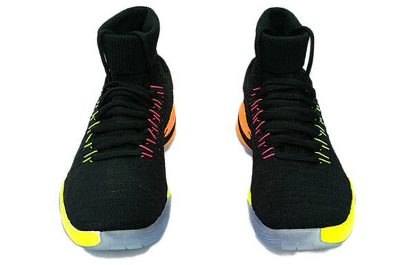 Кроссовки hyperdunk 2016 flyknit Nike, черный — фото 3