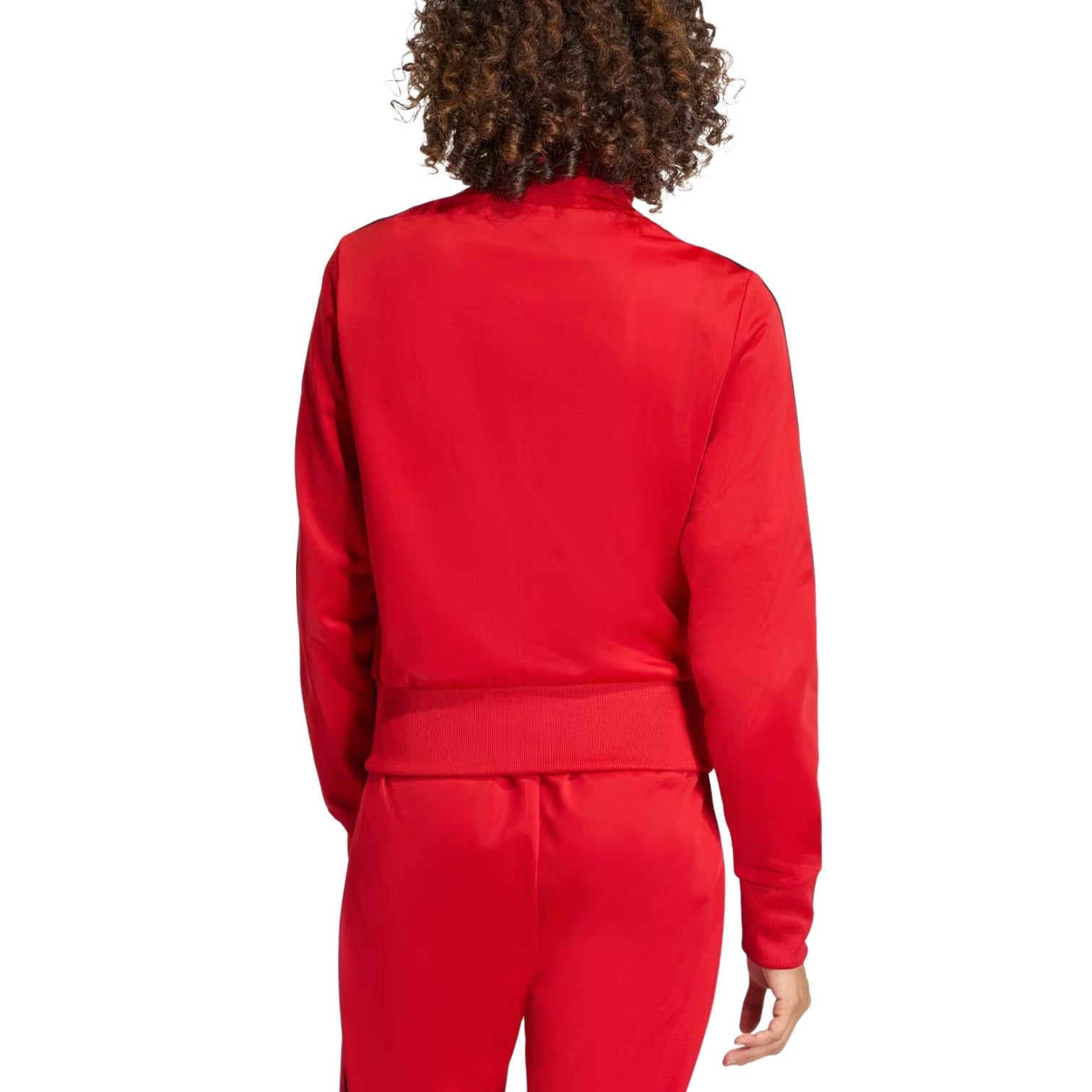 (WMNS) Спортивная футболка Adidas Firebird Classic Track Top 'Better Scarlet Black' — фото 3
