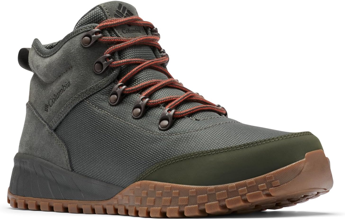 

Кроссовки для походов Columbia Men's Fairbanks Mid, Gravel/Dark Moss
