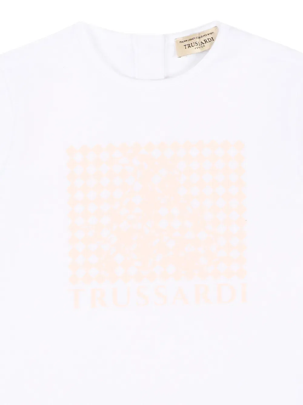 Футболка с графическим принтом Trussardi Junior, белый — фото 3