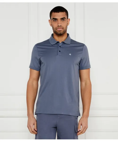 

Футболка поло Regular fit Calvin Klein Jeans, серый