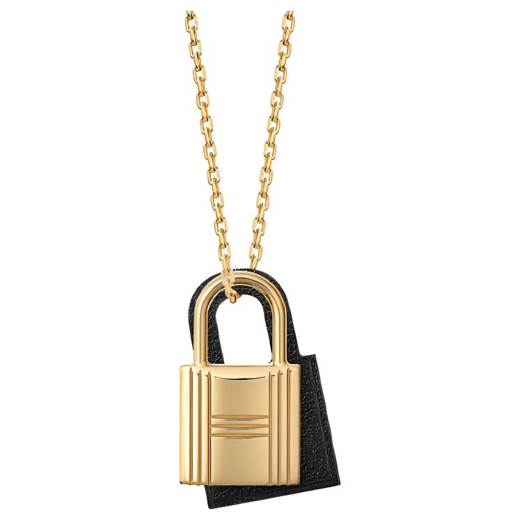 О'Келли металлические колье женские black gold HERMES, черный золотой — фото 3