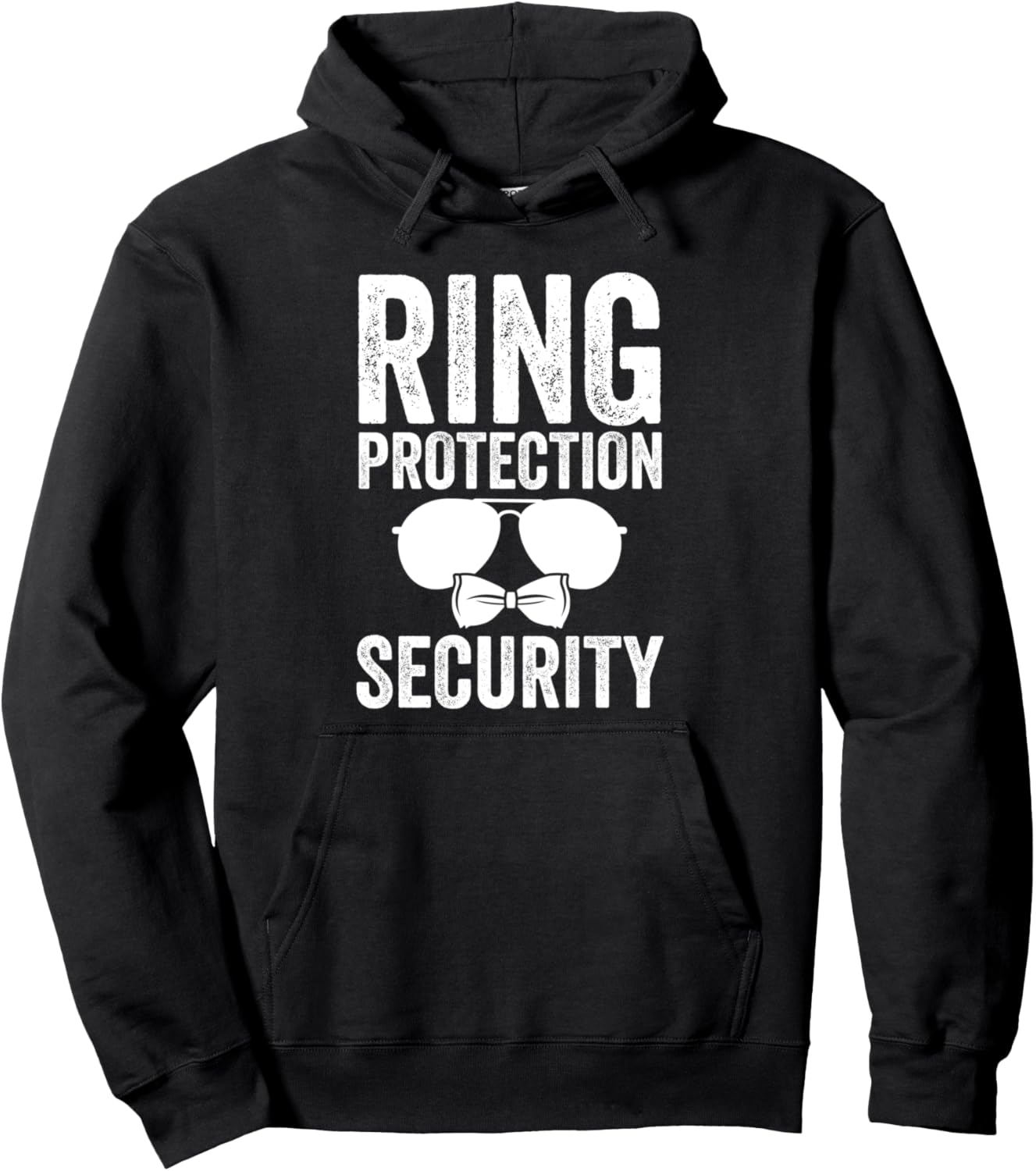 

Худи с защитным кольцом для обеспечения безопасности Ring Security Wedding Gift Idea, черный