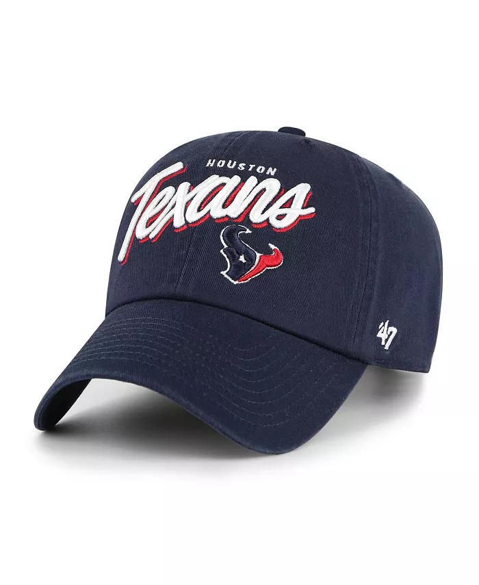 

Женская темно-синяя регулируемая кепка Ariana Clean Up от Houston Texans '47 Brand
