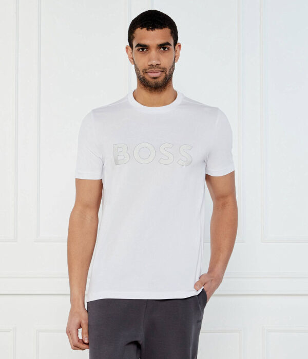 

Футболка с логотипом tl Regular fit Boss Green, белый